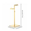 Long-Lasting Stainless Steel Bag Display Stand Stable Freestanding Handbag