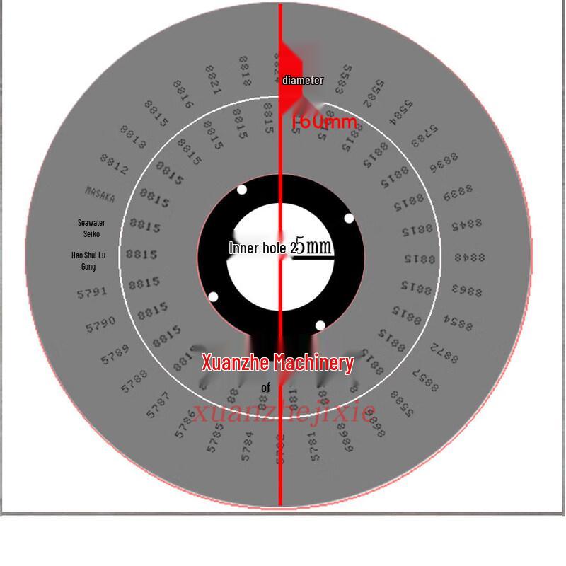 Allied Manual Rubber Date Stamper Plate