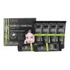 VLCC Activated Bamboo Charcoal Facial Kit 60g Pack of 1 for Purified Balanced Glowing Skin Care