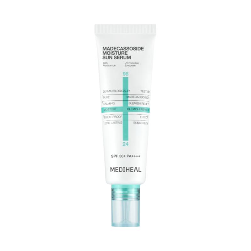 [MEDIHEAL] Madecassoside Hydrating Sun Serum 50g (SPF50+ PA++++) - Professional UV Protection & Blemish Calming Repair Care