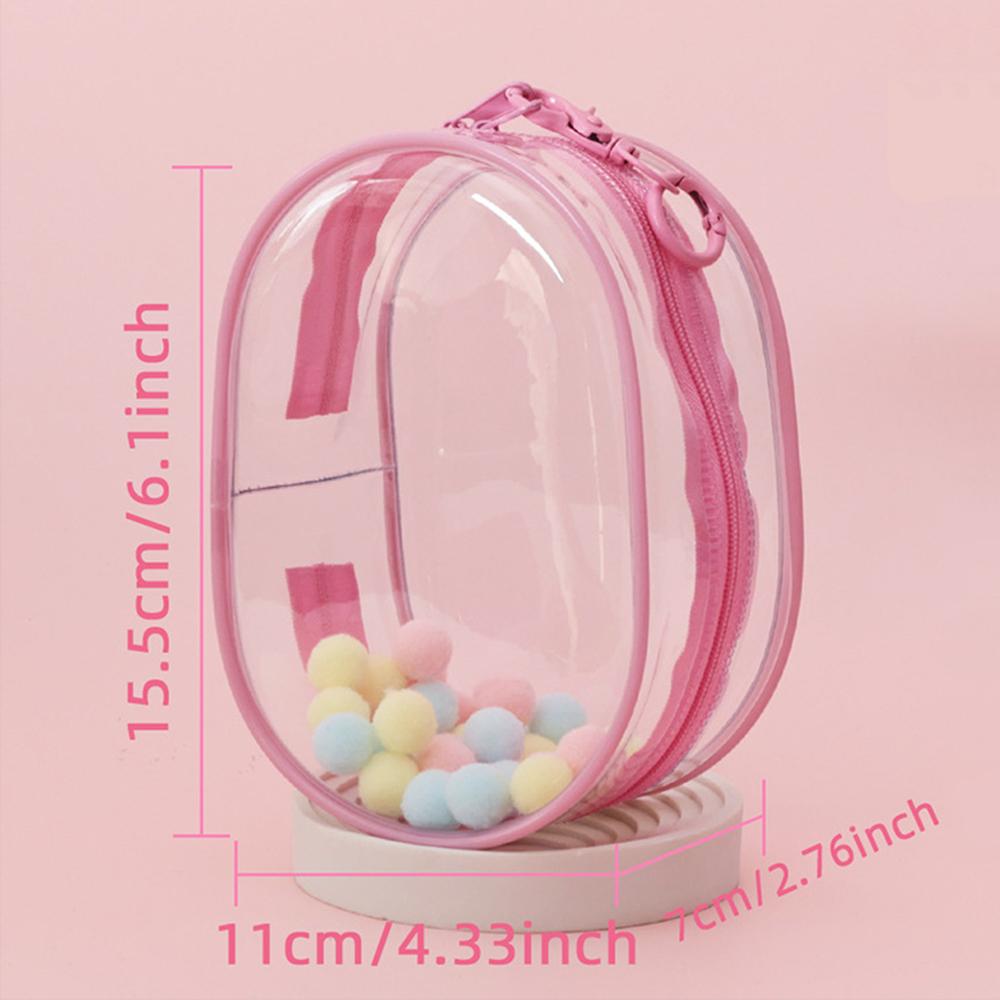1PC Rubber-Coated Baby Carrier With Cotton Doll Soft Cover, Pvc Dust-Proof Protective Case, Storage Box For Labubu