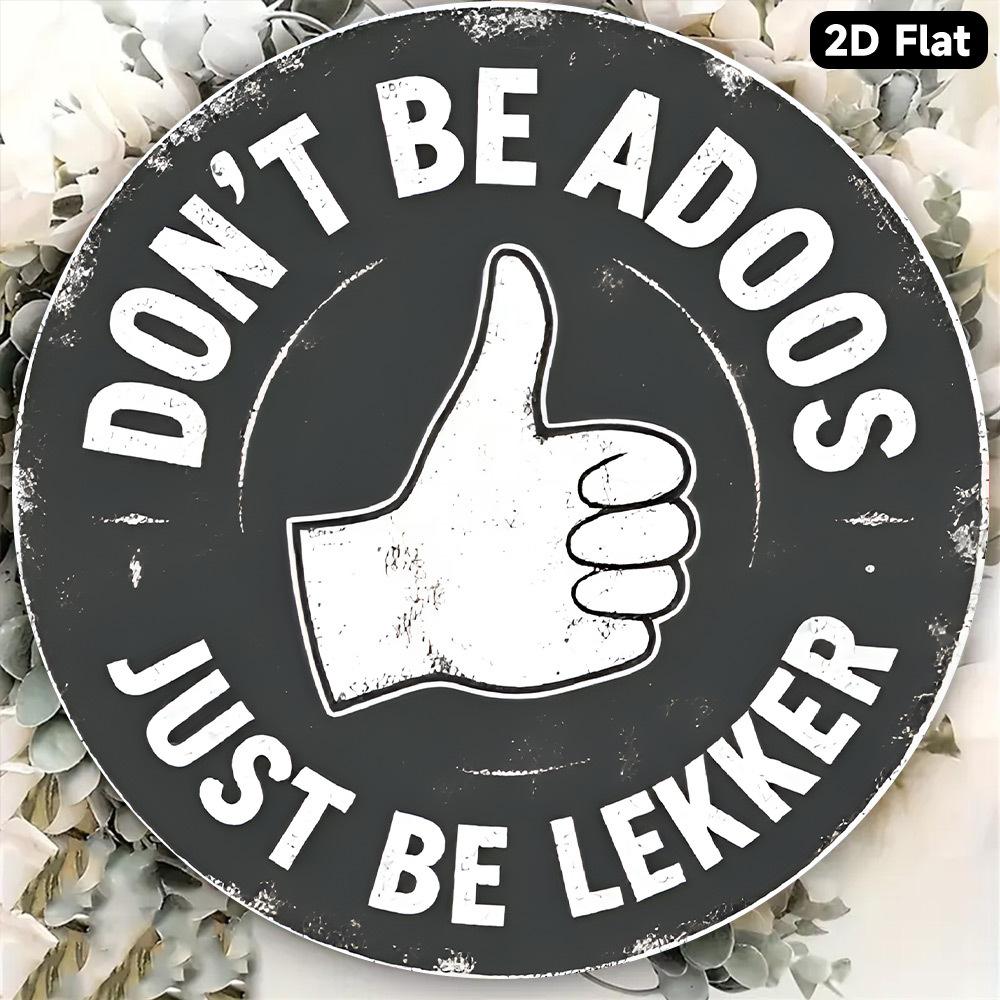 D Flat Vintage Route  Metal Wall Art Sign  Rustic Circular Retro Road Themed Decor for Home Garage or Diner Aluminum F