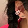 Sweet Colorful Zircon Ear Cuff Ear Clip for Women No Pierced Candy Color Geometric Earcuff Ear Wrap Earcuff Clip Wedding Jewelry