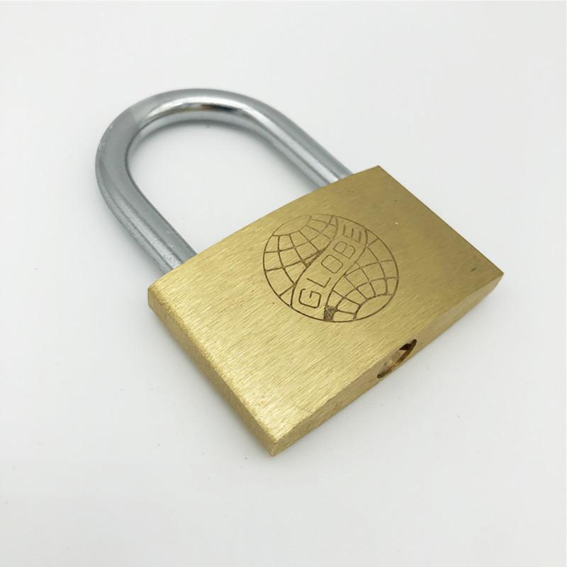 5 PC 50mm padlocks open by same keys Copper locks padlock for drawer luggage case box Hardware