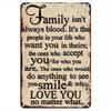 Inspirational Quote Metal Sign - Rustic Wall Hanging, Waterproof & Rust-Resistant, Easy To Clean, Vintage Decor for Home