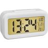 TFA Dostmann 60.2018.02 Quartz Alarm Clock White Wake-up Times 1