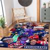 Atletico Madrid Customizable Name Carpet Design for Playrooms Dining Room Kitchen Study room Antislip Carpet Anime Office Decor Spiritual Gift