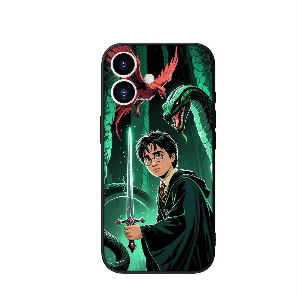 Art Owl Harries Wand Potters Cover Phone Case for Samsung Galaxy S25 S23 S22 S24 FE Ultra Plus A56 A05 A06 A15 A16 A57 S7 Edge