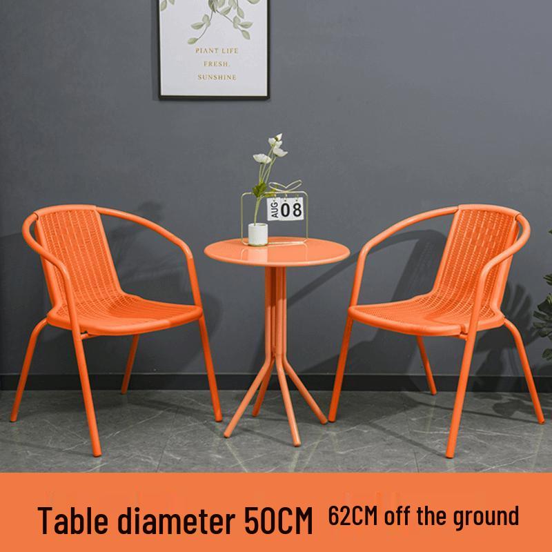 European Style Outdoor Cafe Milk Tea Table and Chair Set