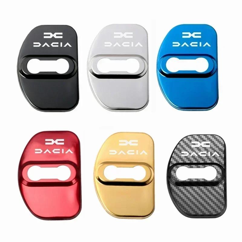 Pour Dacia Bigster Dokker Duster Jogger Lodgy Logan Spring Sandero Couvercles de Serrure de Porte de Voiture Boîtier Protecteur Anti-rouille Autocollants Style