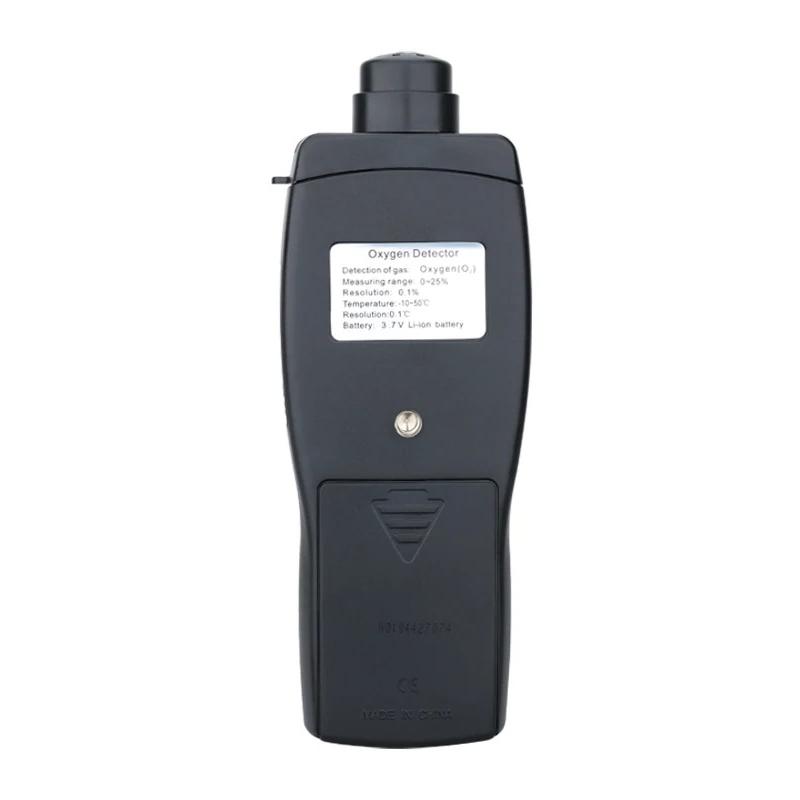 2026 Portable Smart Sensor Digital Oxygen Meter O2 Gas Detector Sound Light Alarm Gas Monitor Air Quality Meter with Temperature LCD Display for Home