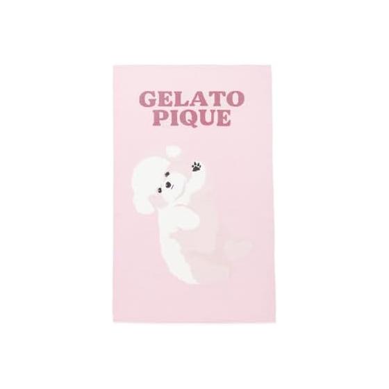 [Gelato Pique] Belly Showing Dog Jacquard Blanket PWGG261554