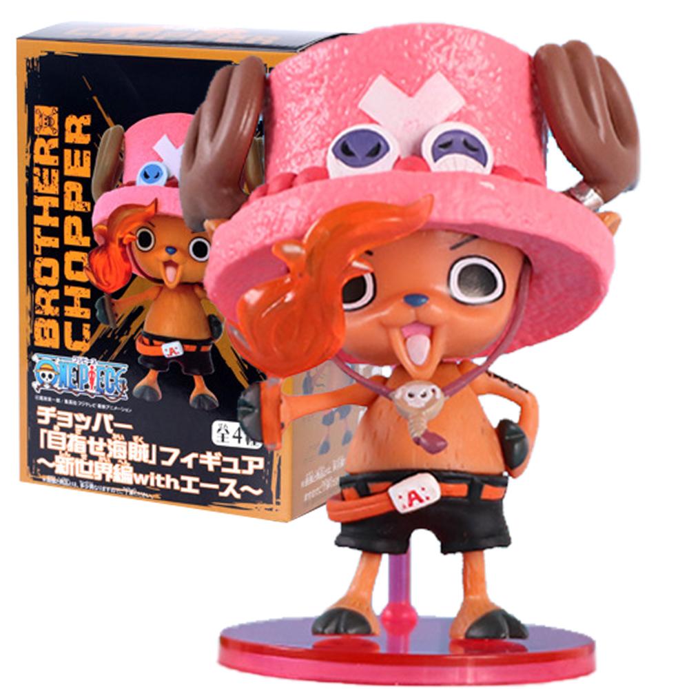 8CM Tony Tony Chopper Cosplay Figure Anime ONE PIECE Sanji Usopp Portgas D Ace Golf Model Toy Gift Collection Ornaments PVC