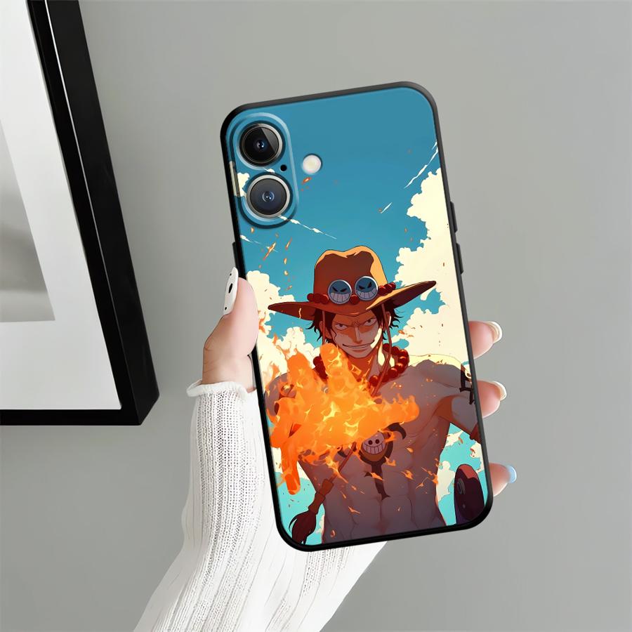Ones Pieces Luffy Funda Phone Cover Case for iPhone 17 16 Pro Max 14 11 X XS XR 12 17Air 13 Mini SE 15 Plus 7 8