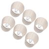 6PCS Simple Cloth Lampshade Modern Fabric Lampshade for E14 Table Chandelier Wall Lamp