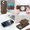Wallet Case for iPhone 16/15/14/13/12/11 Pro Max Mini 7 8 SE Compatible with Magnetic, Detachable Magnetic Case with Card Holder