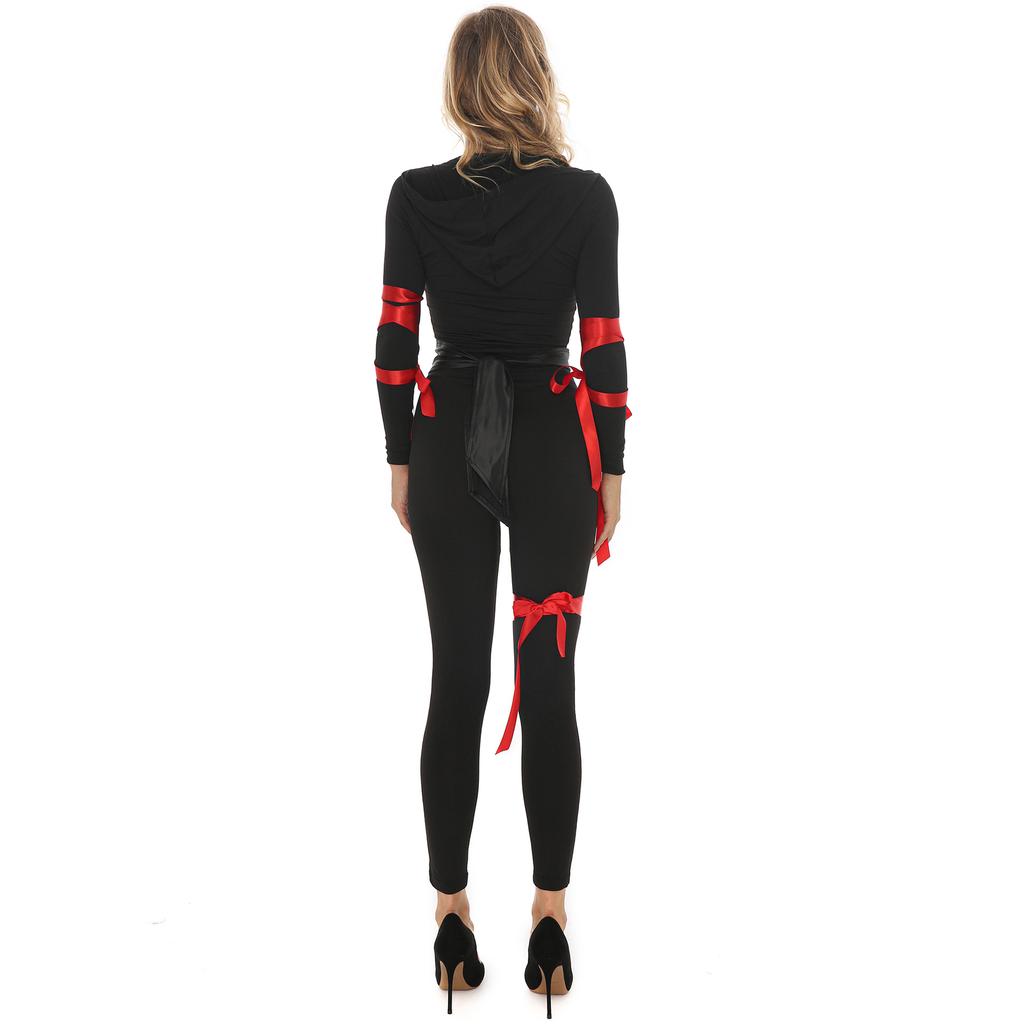 Halloween costumes cos ninja costumes, female samurai costumes, masked night suits, game costumes, role-playing