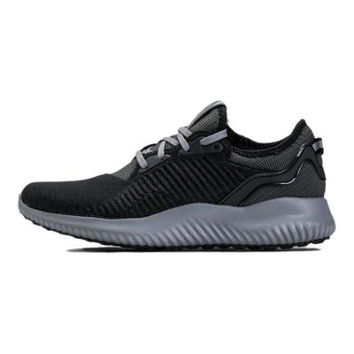 Alphabounce Einfach Vielseitig Stoff Langlebig Atmungsaktiv Niedrig geschnitten Marathon Laufschuhe Damen Sneaker Schwarz BY4251