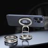 Dual Magnetic Phone Holder Gym Treadmill Car Desk Outdoor Use - Aluminum Alloy Adjustable Lazy Stand