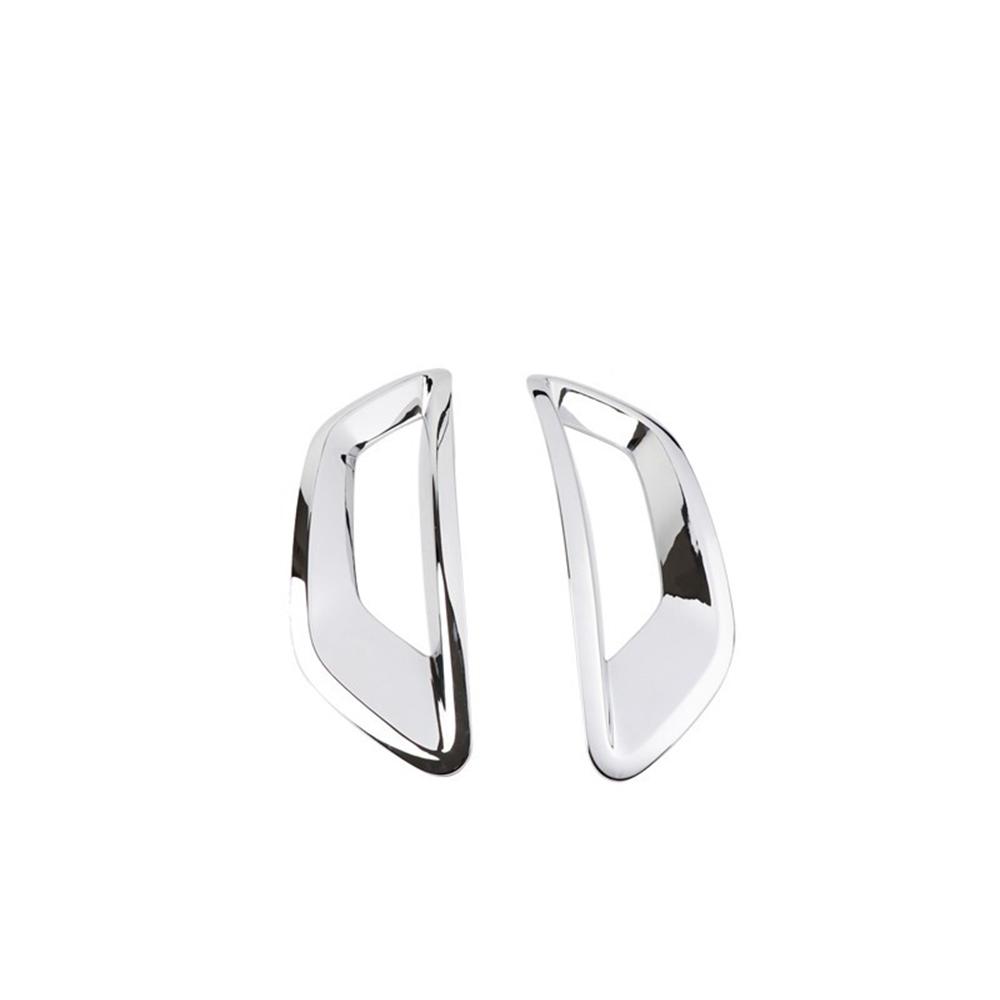 For Great Wall Cannon GWM Poer Ute  - 2022 Chrome Car Front Fog Light Lamp Frame Cover Trim Molding Decoration Accessories