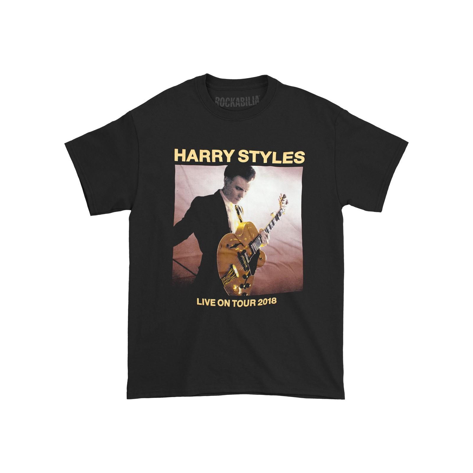 Men s Harry Styles Live On Tour 2018 T-shirt Large Black XXL