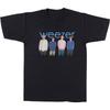 Seltenes Weezer Bandmitglieder Schwarzes Shirt Unisex Konzert S-5XL R365