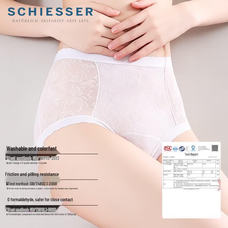 Schiesser Modal Lace High-Waist Tummy Control Underwear
