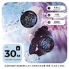 PINDOWS Digital Sports 30m LED 3 Countdown and Calendar for an Active Lifestyle Women's Watch, Waterproof, Backlight, Alarms, Stopwatch, Timer,