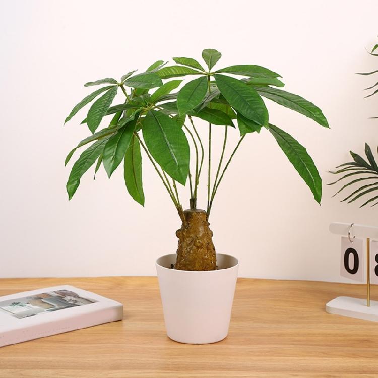 Artificial Money Plant Artificial Money Tree Potted Plant Realistic Simulation Money Tree for Indoor Decoration