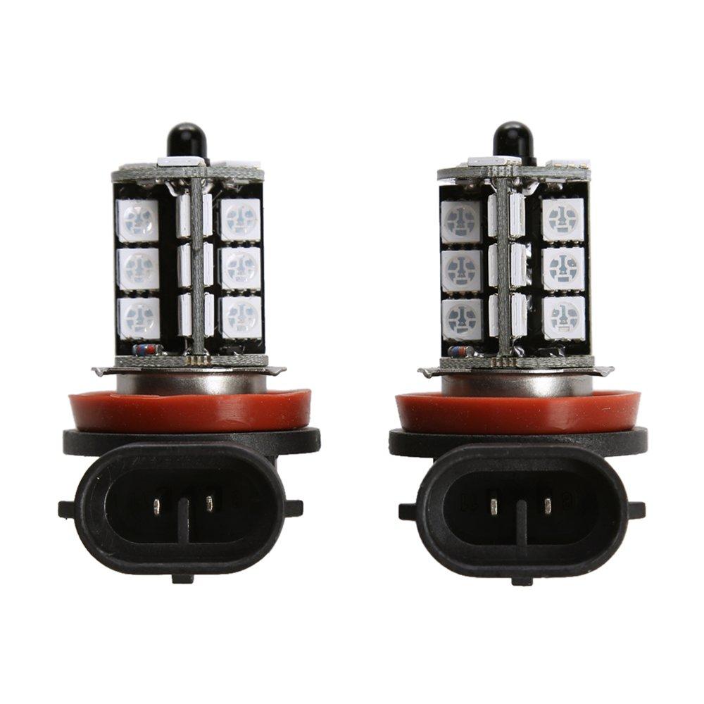 Futwod Fog Lamp, LED, H8, H11, H16, RGB, Strobe, Flash, 12 V, Car LED