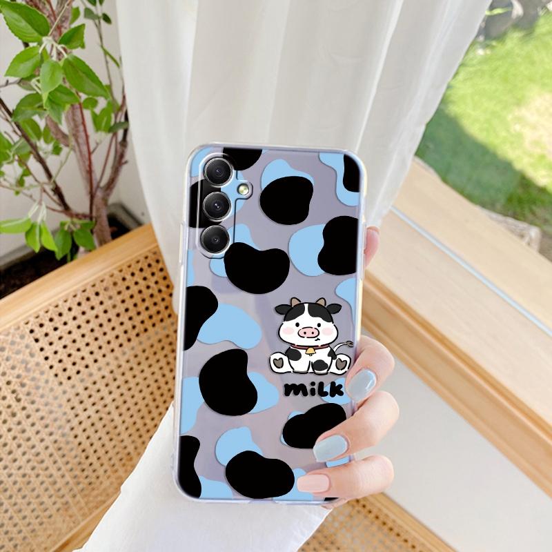 

Мягкий прозрачный силиконовый чехол с рисунком панды леопарда для Samsung A55 M35 S24 Xiaomi Redmi Note 13 Poco C65 iPhone Camera противоударный защитный чехол iPhone 15 Plus