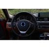 18- Blue Aluminum Panel Car Steering Wheel Horn Ring Cover For BMW 5 Series