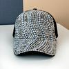 Heavy Industry Rhinestone Hat Peaked Cap Women's Trend Street Spring and Summer Baseball Cap Peaked Cap Pearl Fashion Versatile Hat