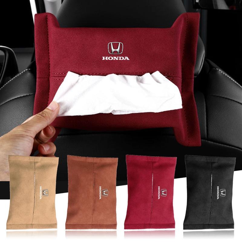 1Pcs Car Tissue Box Holder Sun Visor Seat Back Car Accessories for Honda Civic Accord CRV Fit Jazz Odyssey Vezel Pilot HRV Styling Insight