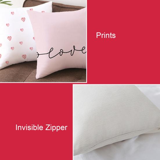 Drukowane serce drzewa Miękka poszewka na poduszkę na Walentynki Pokrowiec na poduszkę Dekoracja domu