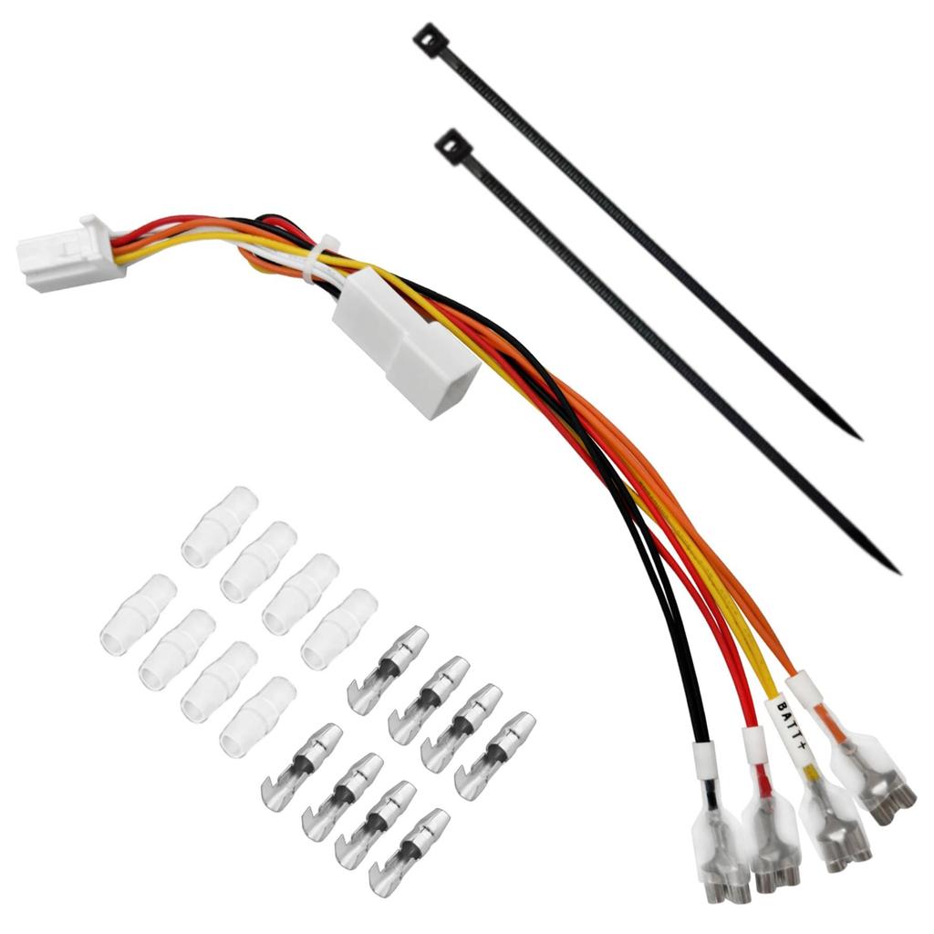 OTORAM Mitsubishi Delica Mini B38A Power Socket Wiring Harness with Double Elastic Tube Branch Coupler for Easy Installation Compatible/Replaceable
