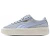 Suede Platform Blue Womens 363559-04