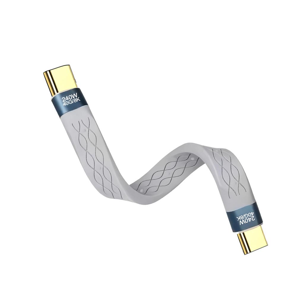 PD 5A 120W Fast Charging Type C To Type C Cable USB C To Type C Charging Wire USB-C To USB-C Quick Charging Data Cable 40Gbps