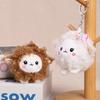 Plush Sheep Keychain With Butterfly Curly Wool For Girls Bag Decor
