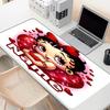 Custom Name Personalized Betty Boop Pattern Mousepad, Laptop PC Desk Mat, Decorative Desk Mat for Home Keyboard Pad Gift