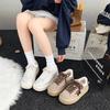 [Fanfna] Thick-soled Velvet Star Board Shoes for Women's 2025 Autumn and Winter New Fashionable Versatile Casual Sports Cotton Shoes