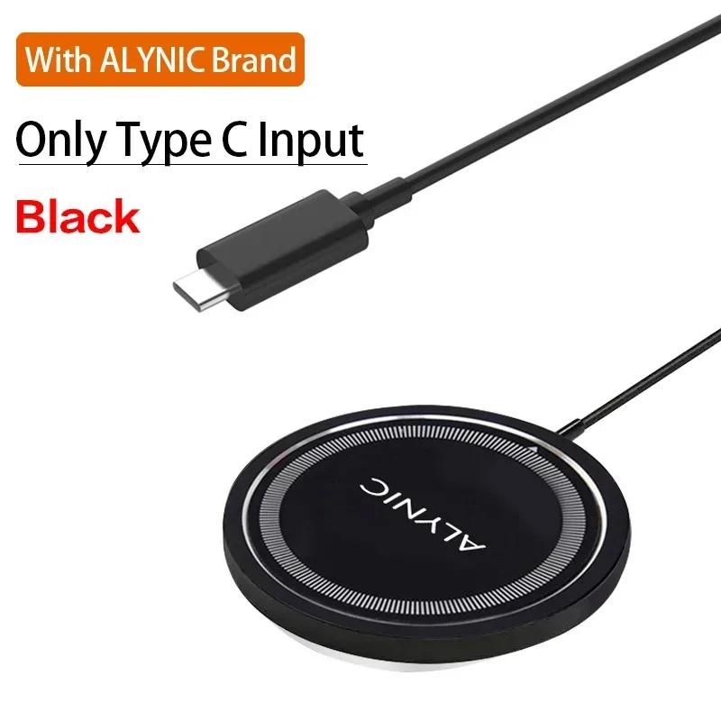 

30 Вт Магнитная беспроводная зарядная панель PD Type C USB Телефон Быстрая зарядка док-станция для Samsung iPhone 16-11 Pro Max Airpods 3/2