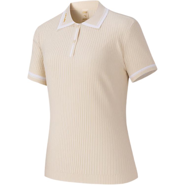 Anta Simple Versatile Fashion Casual Short Sleeve Polo Shirt Women tops 162627110-1 S