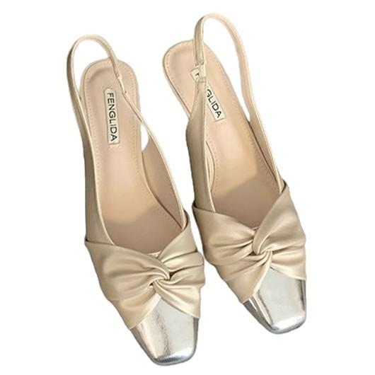 Baotou square heel sandals shoes summer fashion temperament casual high heel Mary Jane single shoes