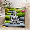 Buddha Zen Stein Blume Serie Kissenbezug Elegant Wohnzimmer Schlafzimmer Dekorative Rechteckige Kissenbezüge Sofakissenbezug