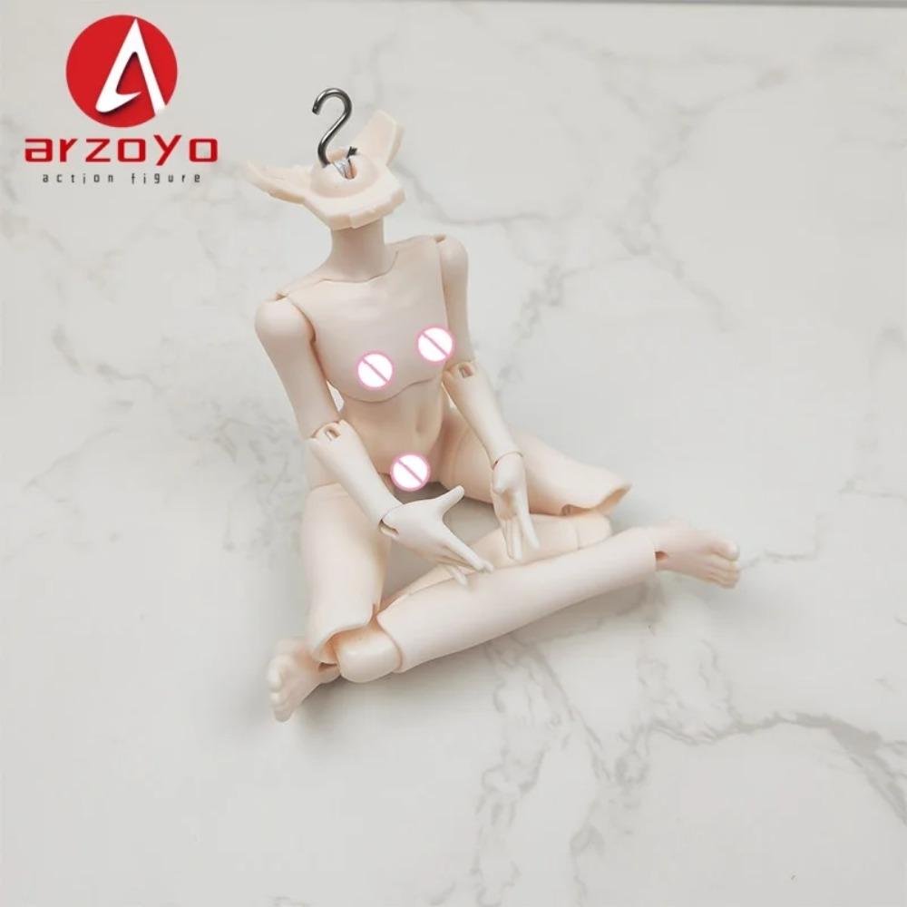 1/8 Maßstab Mitian 2. Generation Flexibler BJD Gelenkkörper mit austauschbarer Brust 16cm Actionfigur Körperpuppe