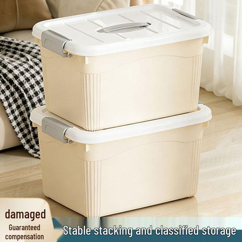 Extra Large Thickened Plastic Storage Box for Toys and Clothes