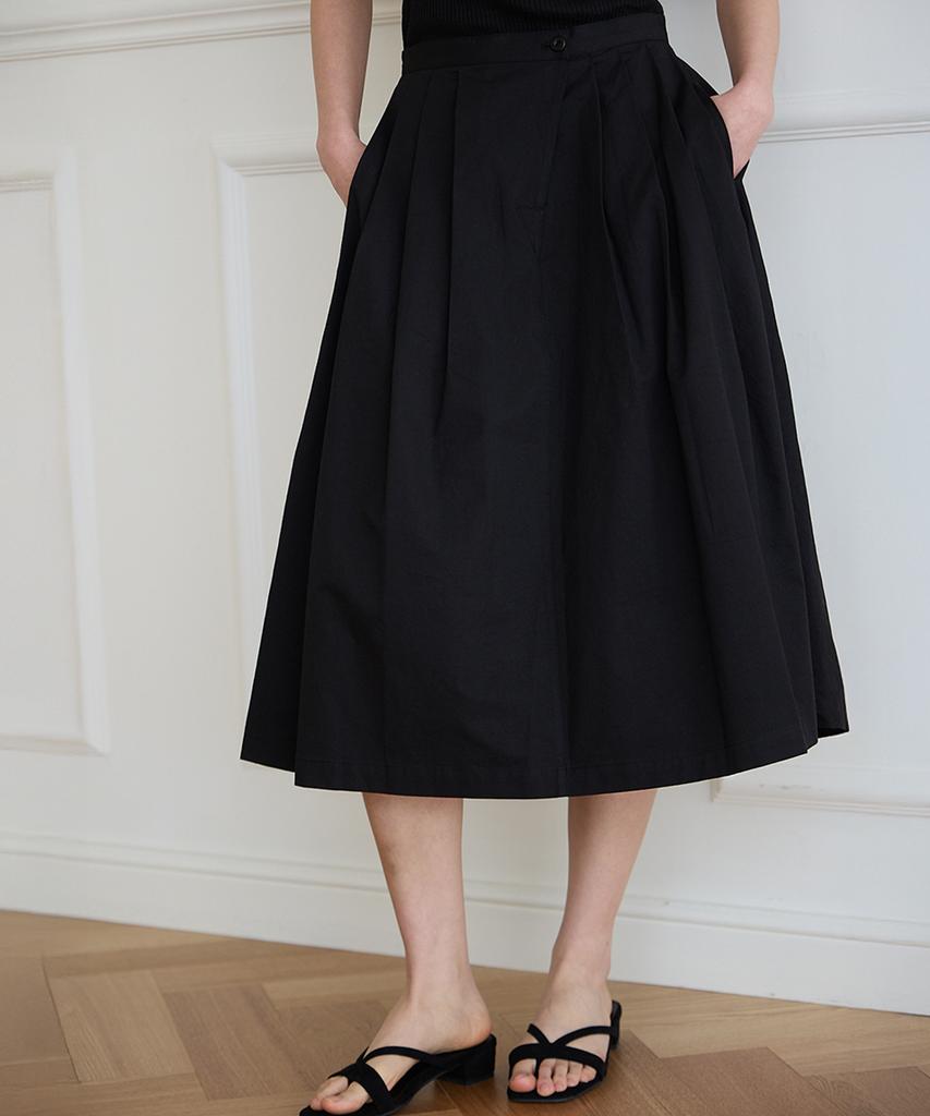 Oeoseoul Ale Pleated Skirt [2 Colors]