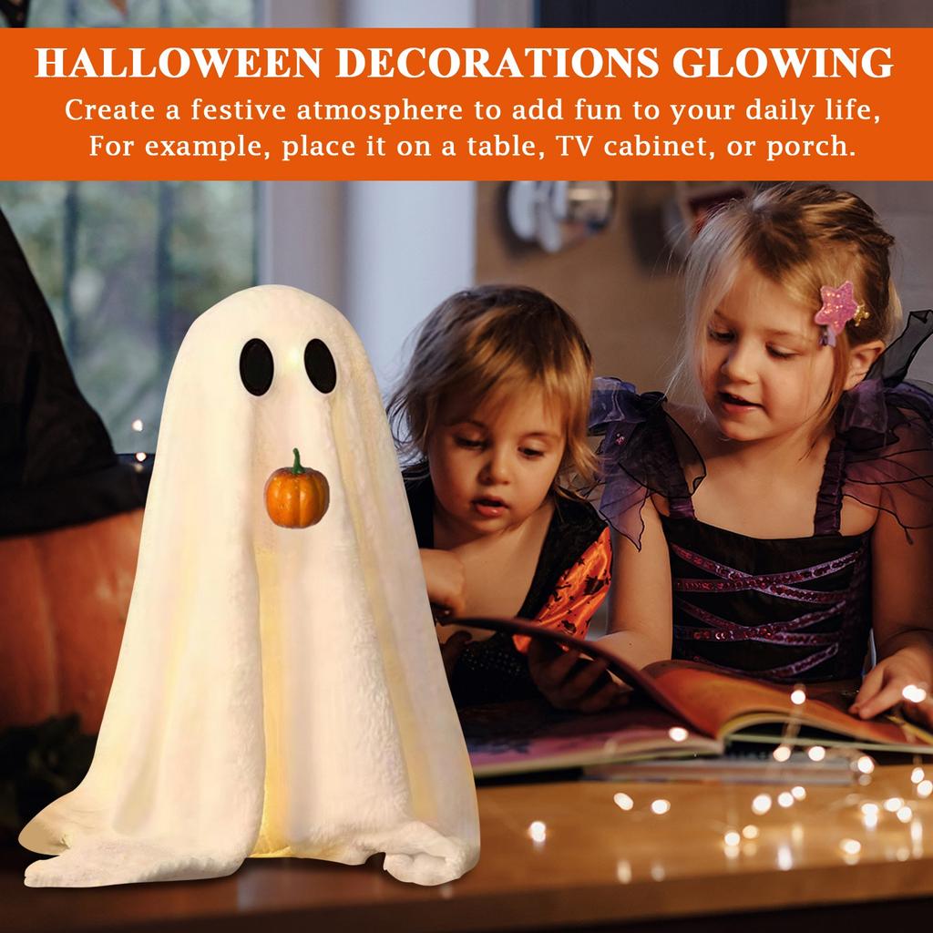 Halloween Decorations  Glowing Halloween Decorations Indoor Cute Tabletop Decorations For Party Home Kitchen And Fireplace