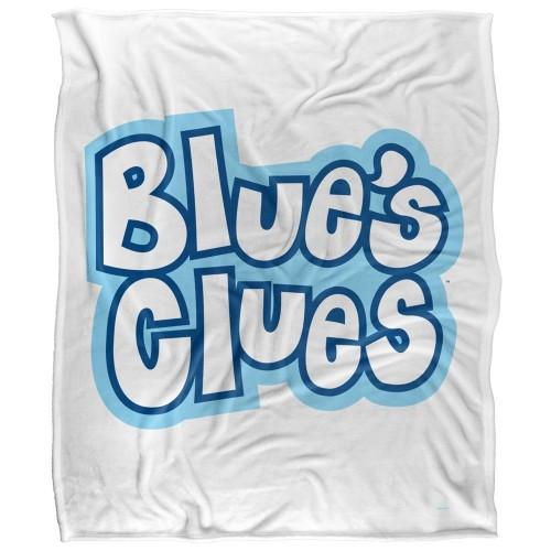BlueÂ´s Clues Silky Logo Supersoft Blanket